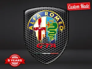 Alfa Romeo Adesivi Logo Aziendali Sportivi Tuning Regolabili